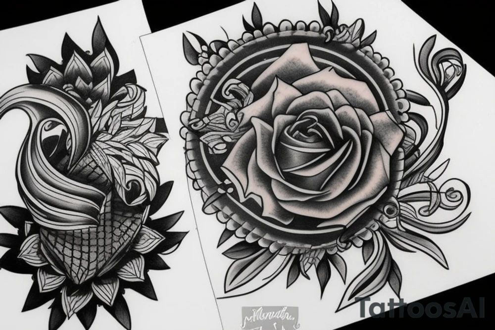 Love tattoo design for couple tattoo idea