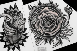 Love tattoo design for couple tattoo idea