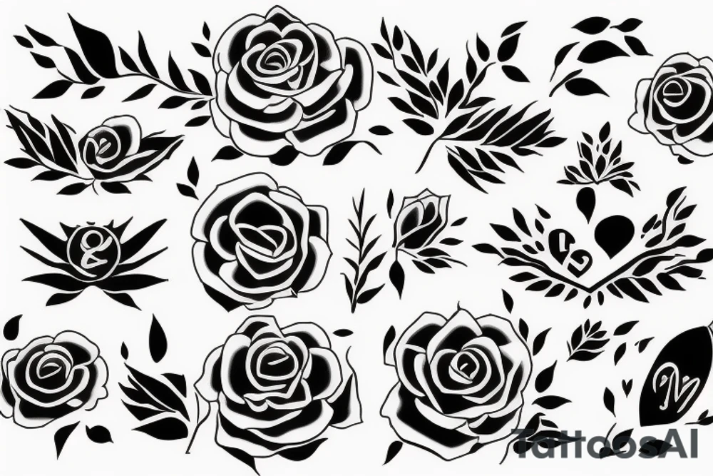 Love tattoo design for couple tattoo idea