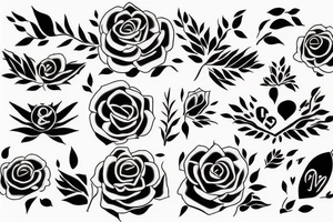 Love tattoo design for couple tattoo idea