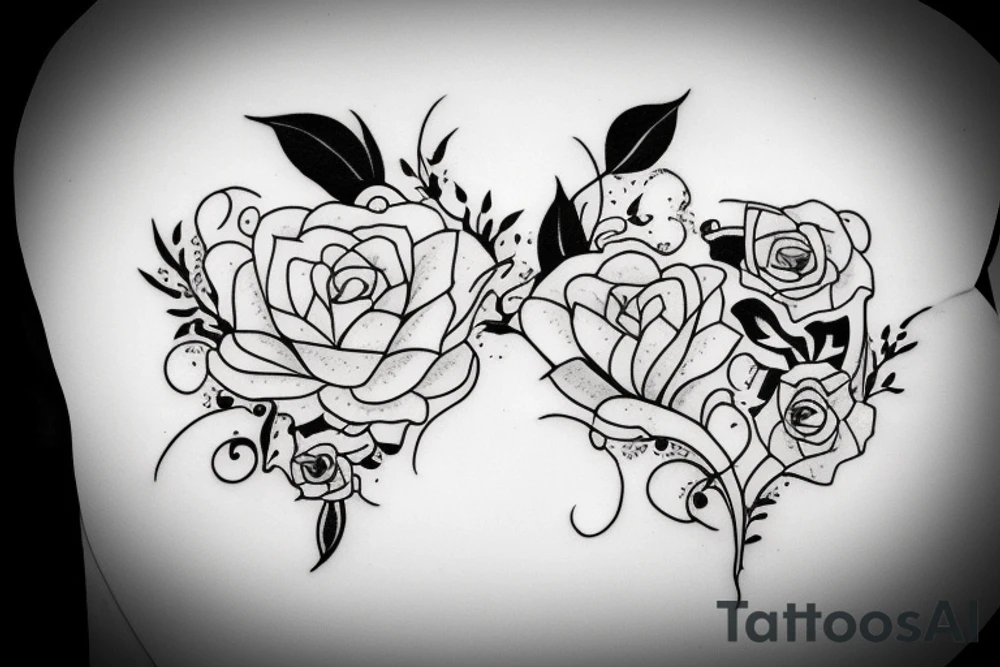 Love tattoo design for couple tattoo idea
