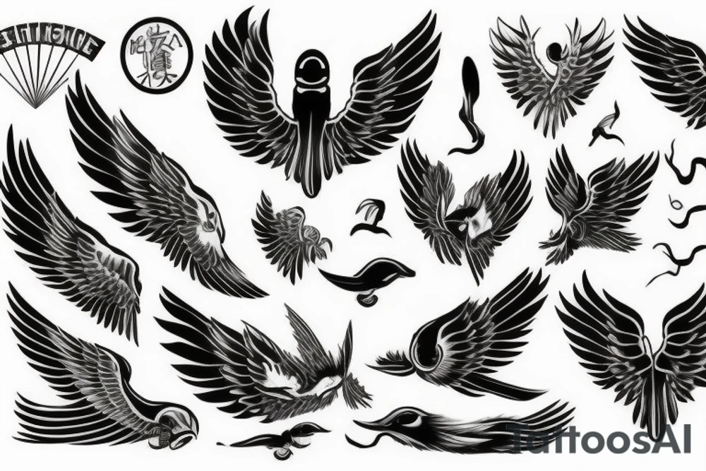 wings tattoo idea
