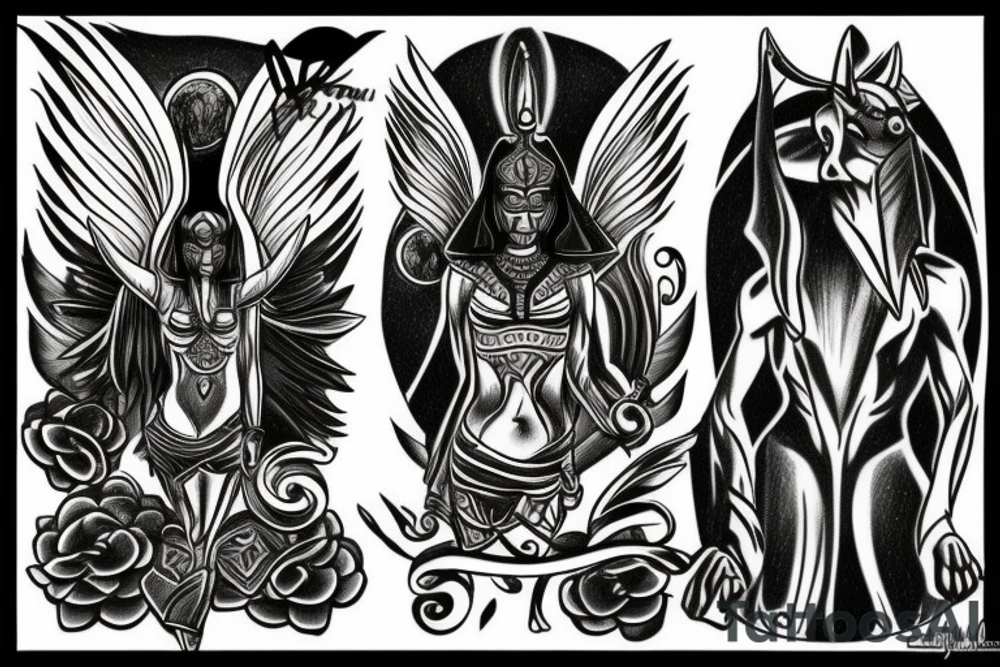 Anubis tattoo idea