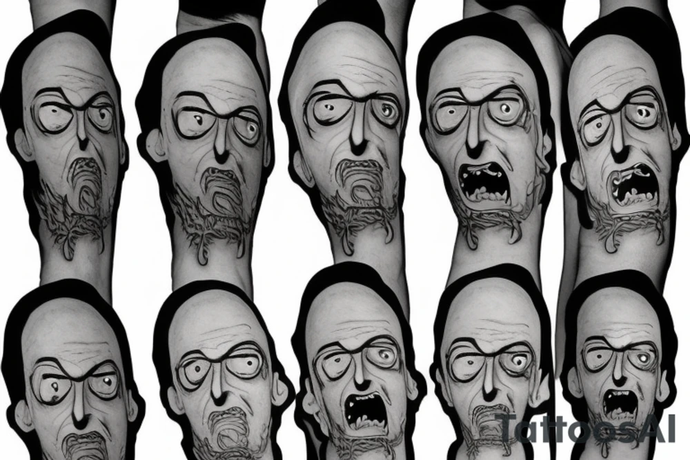 Rick from "Rick and morty" tattoo idea