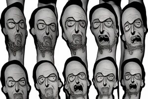 Rick from "Rick and morty" tattoo idea