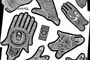 hamsa tattoo idea