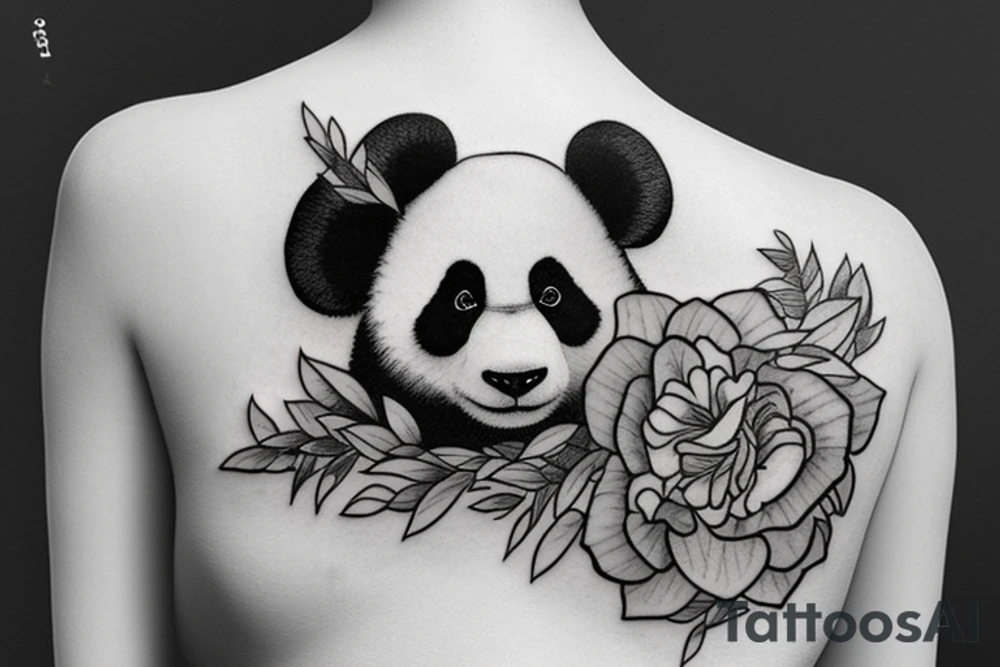 Panda tattoo idea