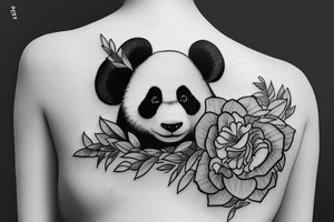 Panda tattoo idea