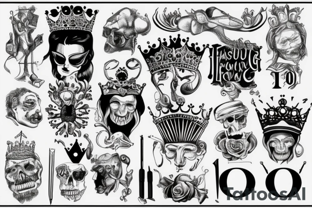 Absurdity is king. tattoo idea