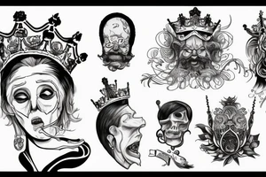 Absurdity is king. tattoo idea