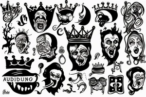 Absurdity is king. tattoo idea