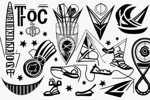 Track and Field tattoo idea