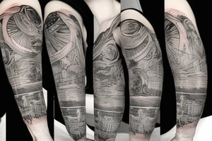 Traveling tattoo idea