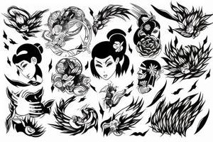 Sprinting tattoo idea