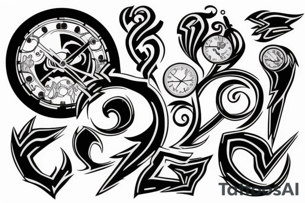 Sprinting tattoo idea