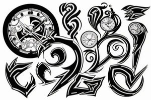Sprinting tattoo idea
