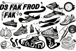 Track and field tattoo idea
