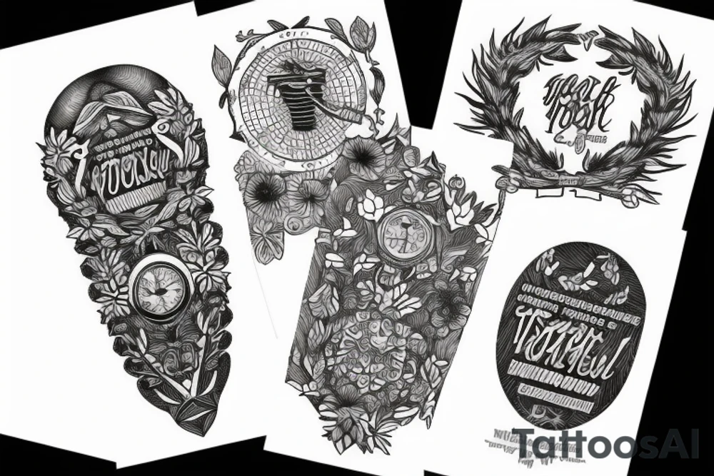 Track and field tattoo idea