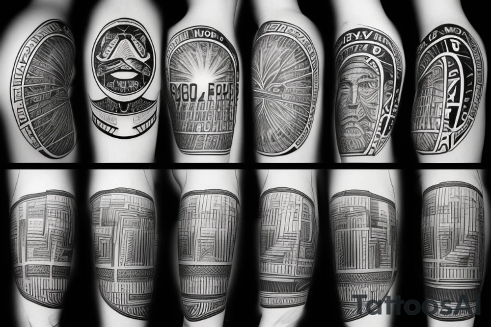 Track and field tattoo idea