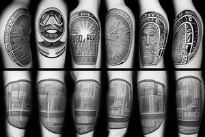 Track and field tattoo idea