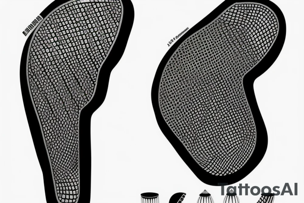 Track and Field Spikes tattoo idea