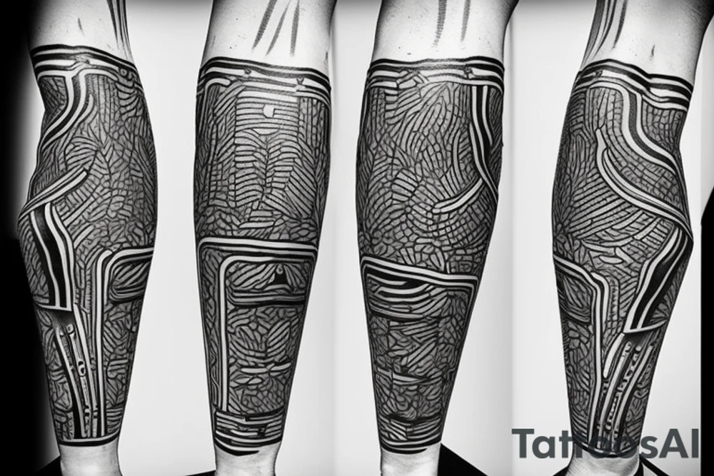 Track and Field Spikes tattoo idea