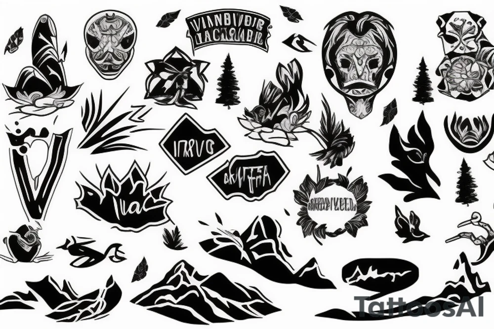 Vancouver Island Canada, BC tattoo idea