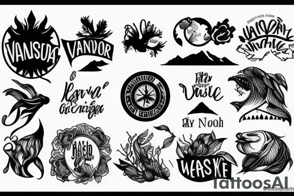 Vancouver Island Canada, BC tattoo idea