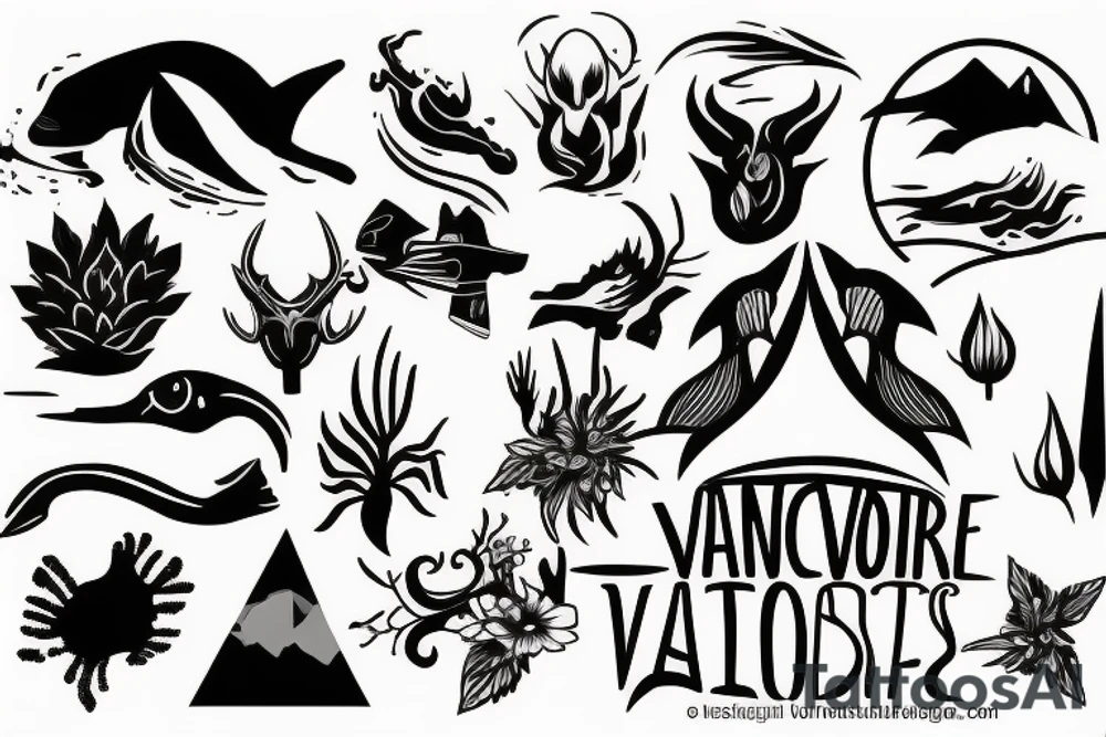 Vancouver Island Canada, BC tattoo idea
