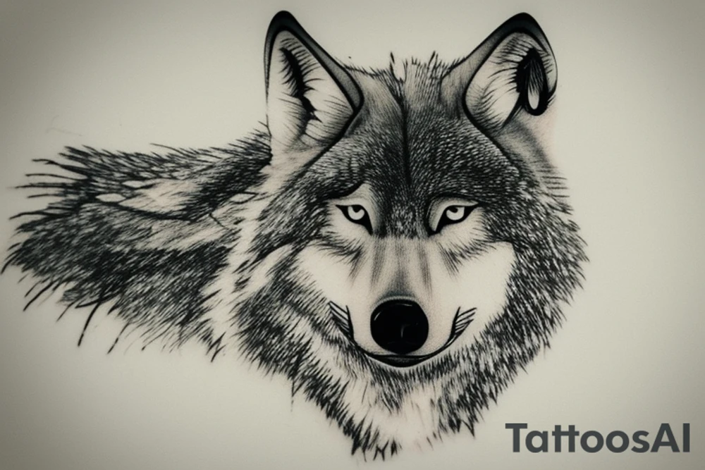 The alpha wolf stood tall at the peak of the hill, gazing out over the wide expanse that his pack roamed. Though his posture spoke of authority and confidence, his eyes glittered with a restless, searching energy, his thoughts preoccupied with how to improve the lives of his pack and strengthen their bonds tattoo idea