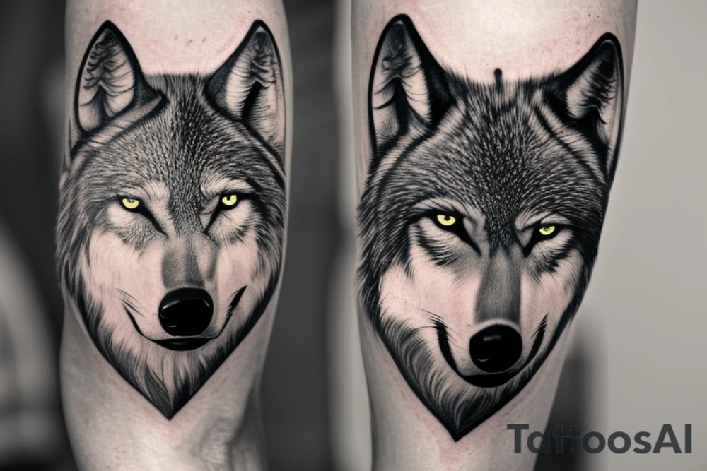 The Native American walked with a lithe, sinewy grace, his movements fluid and precise like that of a wolf. His eyes were sharp and keen, and his wild hair flowed behind him like a dark banner. In his heart beat the spirit of the wolf, guiding him through the forests and mountains with a deep, hidden wisdom that only he could hear. tattoo idea