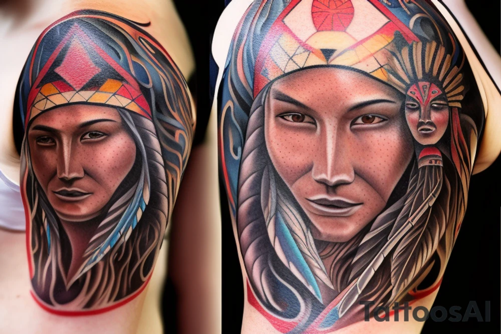 The Native American spirit animal was a powerful and enigmatic creature, which could take many forms and speak with the voices of the earth, sky, and sea. It possessed an otherworldly grace and an ancient wisdom that transcended the boundaries of time and space, guiding its human companion through great trials and triumphs alike. tattoo idea