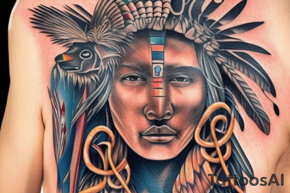 The Native American spirit animal was a powerful and enigmatic creature, which could take many forms and speak with the voices of the earth, sky, and sea. It possessed an otherworldly grace and an ancient wisdom that transcended the boundaries of time and space, guiding its human companion through great trials and triumphs alike. tattoo idea