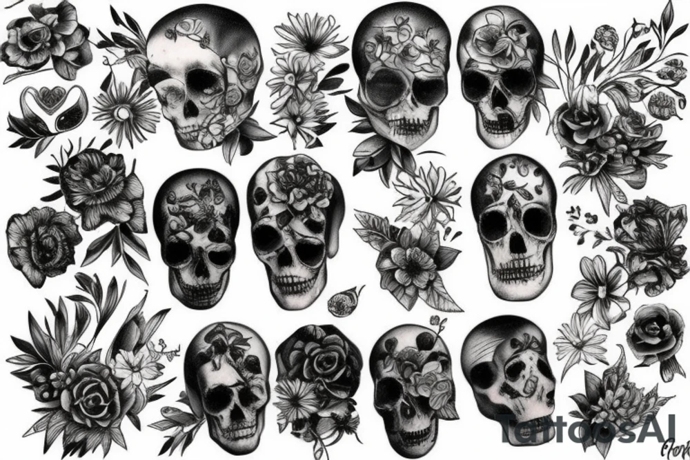 Florals tattoo idea