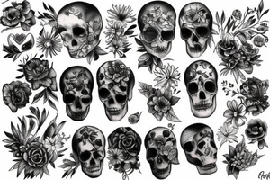 Florals tattoo idea