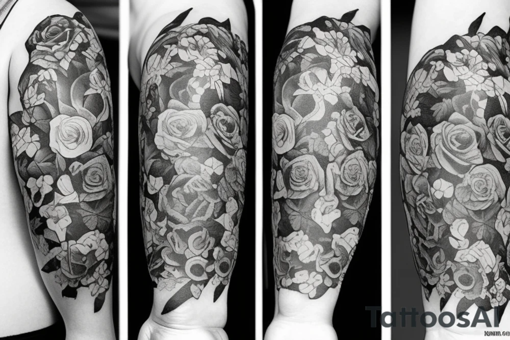 Florals tattoo idea