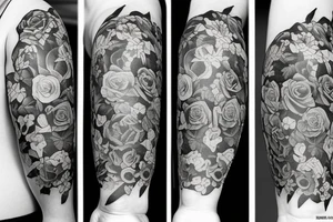 Florals tattoo idea