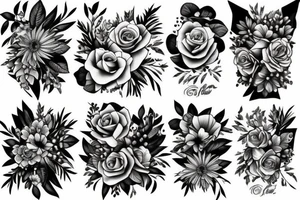 Florals tattoo idea
