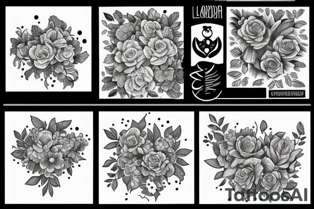 Florals tattoo idea