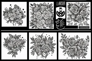 Florals tattoo idea