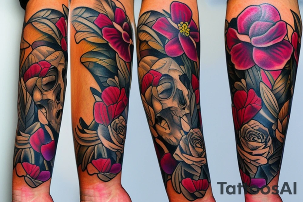 Florals tattoo idea