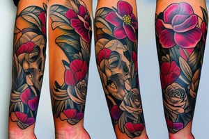 Florals tattoo idea
