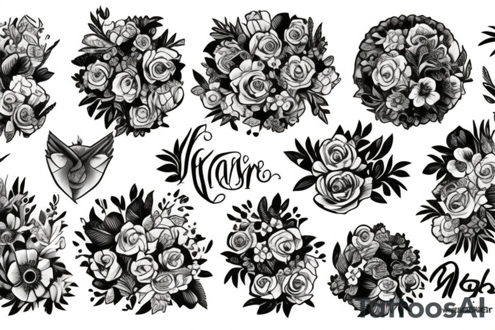 Florals tattoo idea