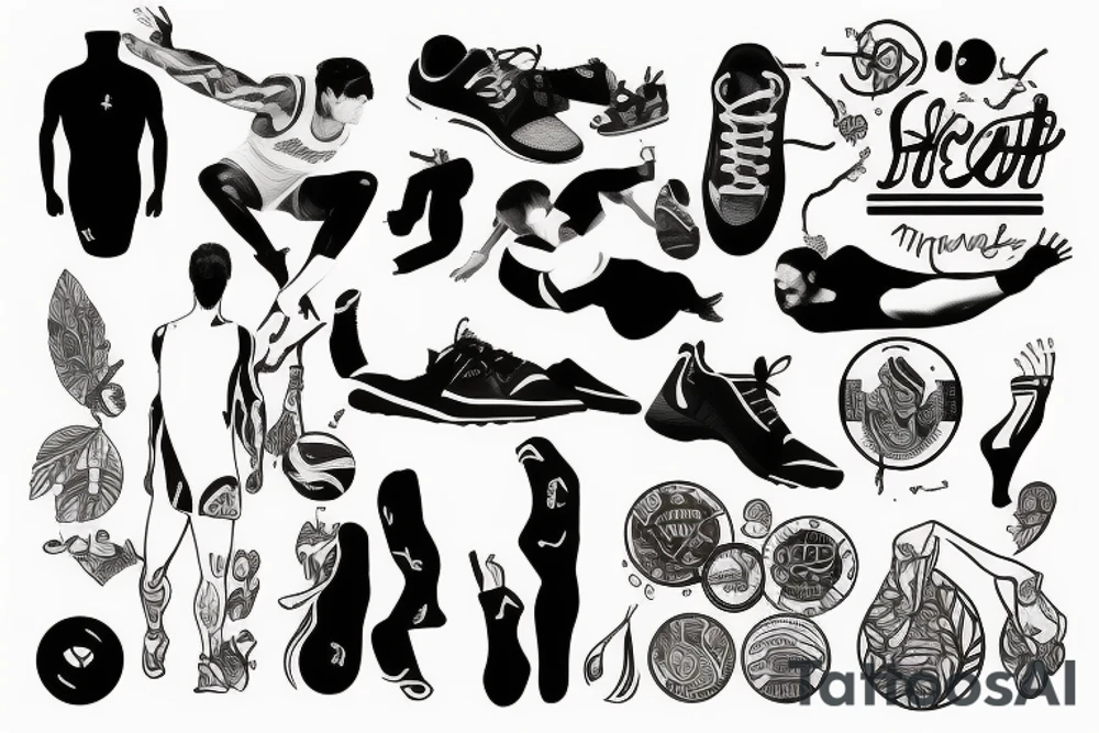 Track and Field tattoo idea