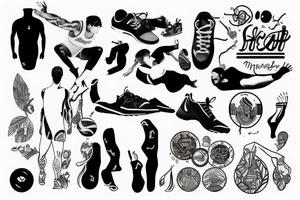 Track and Field tattoo idea
