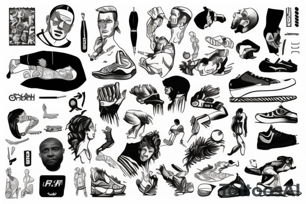 Track and Field tattoo idea