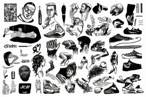 Track and Field tattoo idea