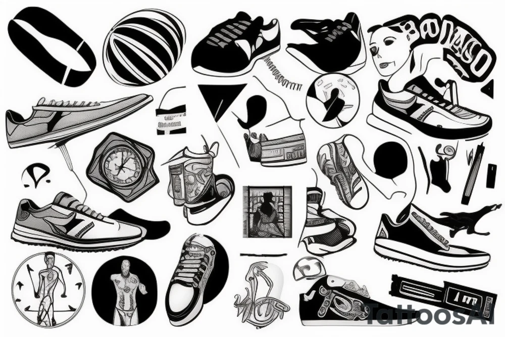 Track and Field tattoo idea