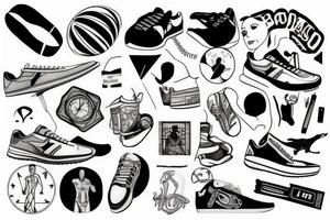 Track and Field tattoo idea