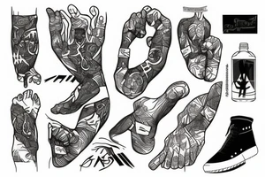 Track and Field tattoo idea